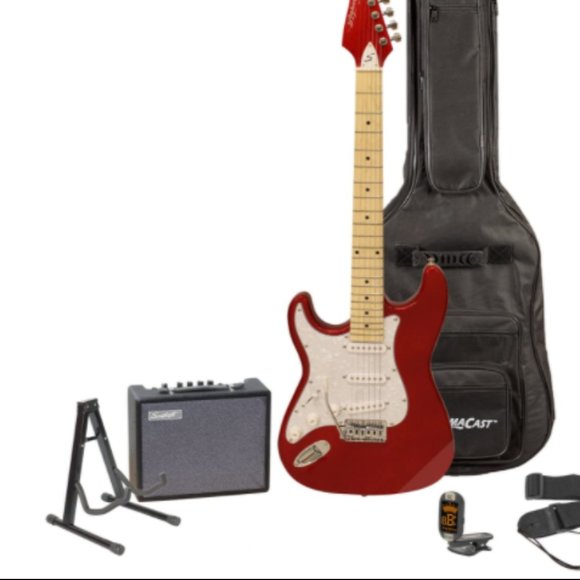 Sawtooth Electric Guitar with amp, stand, gig bag - Picture 2 of 2